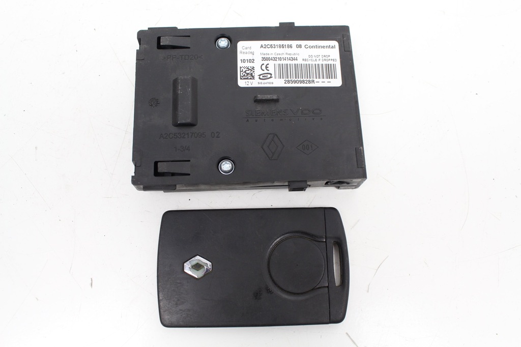 фото №1, Зчитувач карта замок запалювання вкладка renault fluence