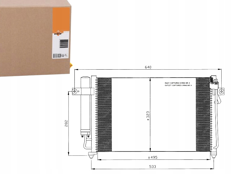 фото №1, Nrf 35476 конденсатор, кондиционер