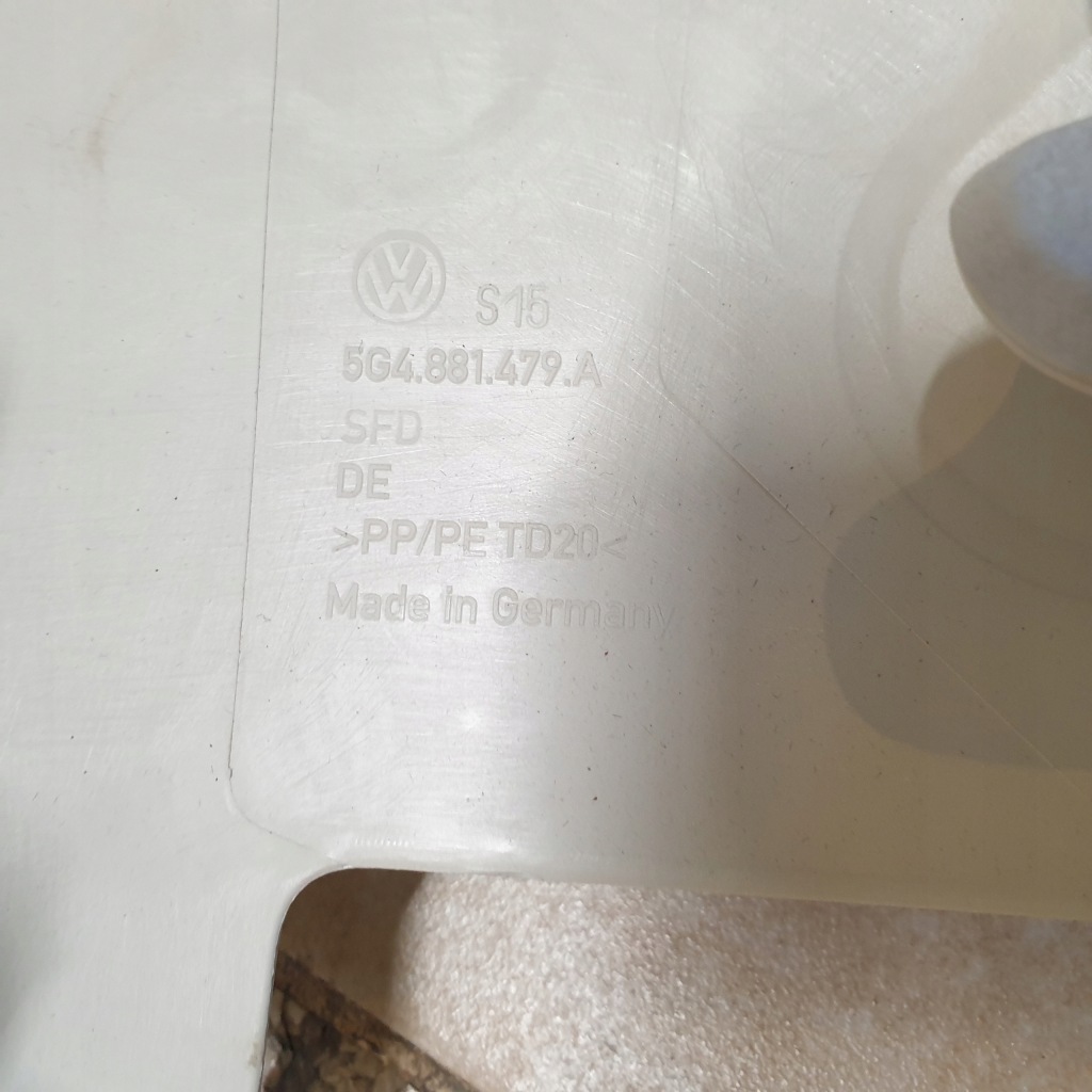 фото №4, Заглушка корпус сиденье правый перед vw golf vii оригинальный номер