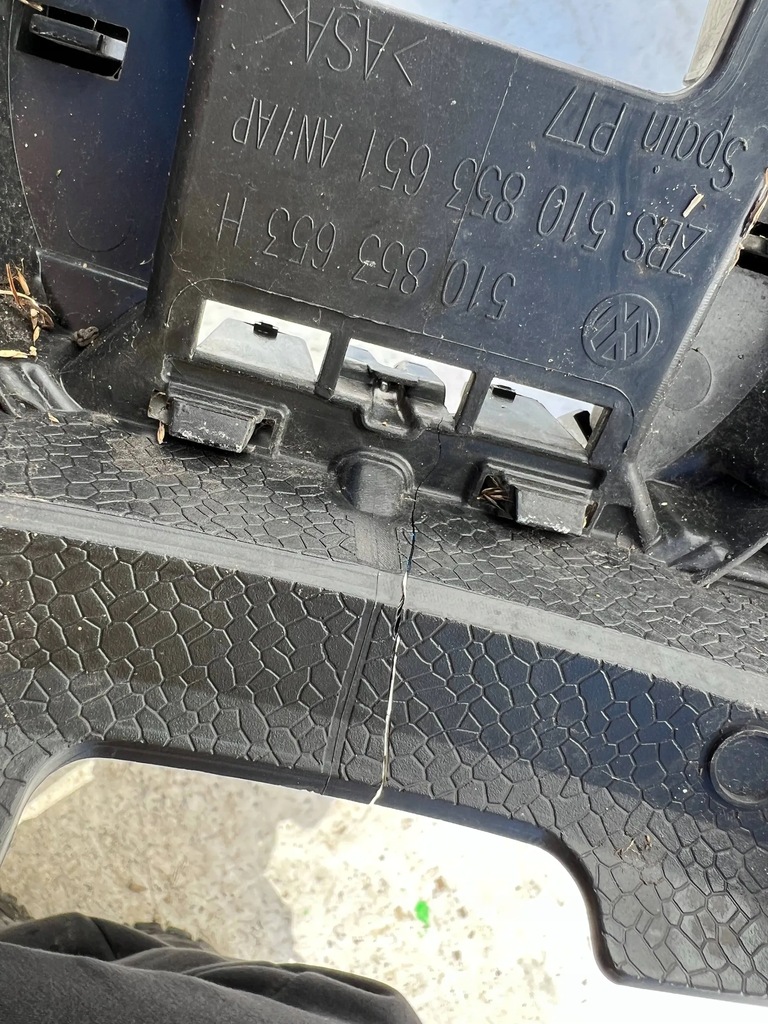 фото №13, Решітка радіатора vw golf vii sportsvan lift 510853653h перед