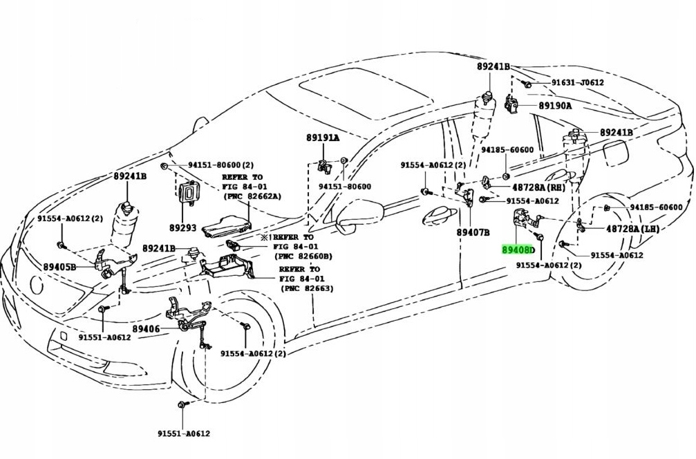 фото №9, Датчик регулировки света подвеска пневматический lexus ls _f4_ 460 600