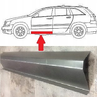 фото №1, Поріг chrysler pacifica 2004-2007 пороги з листи