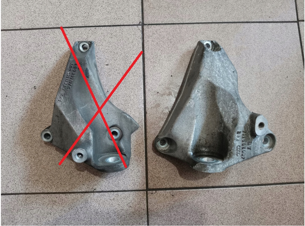 фото №1, Кронштейн коробки права audi a8 d2