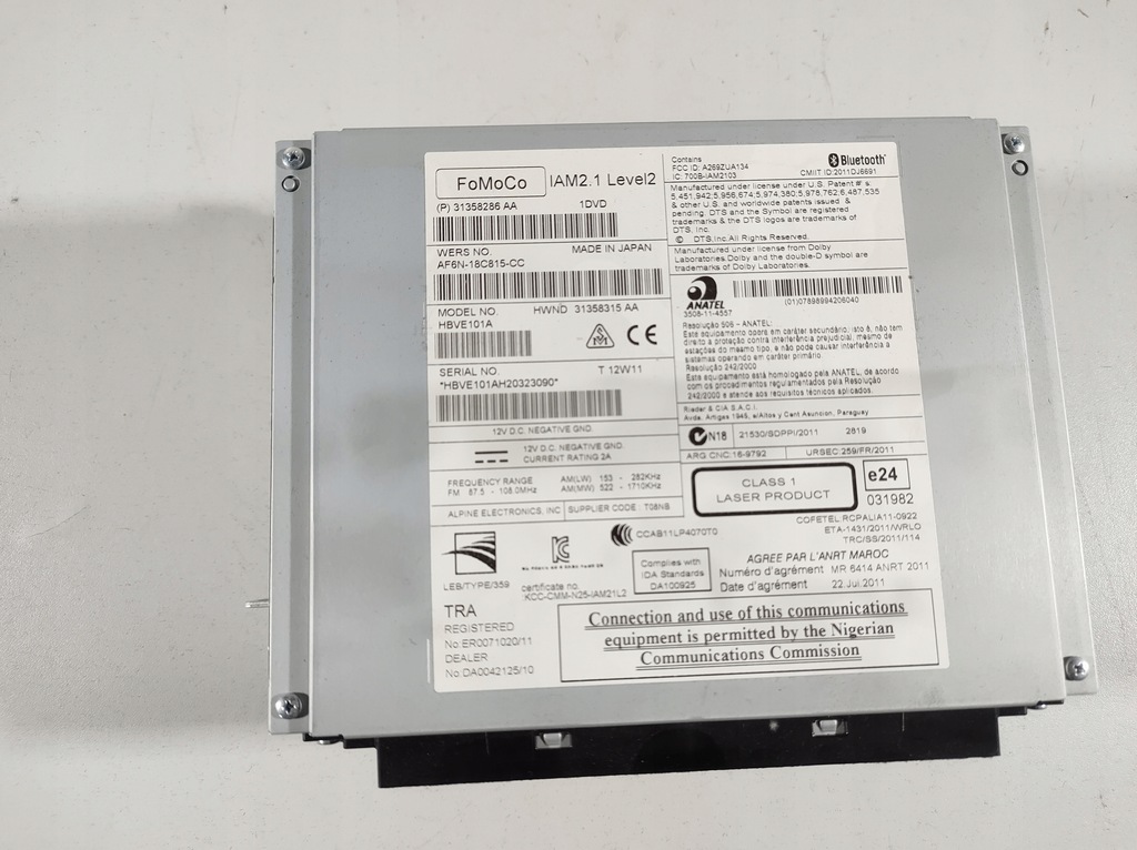 фото №1, Volvo v40 12r- радіо 31358286