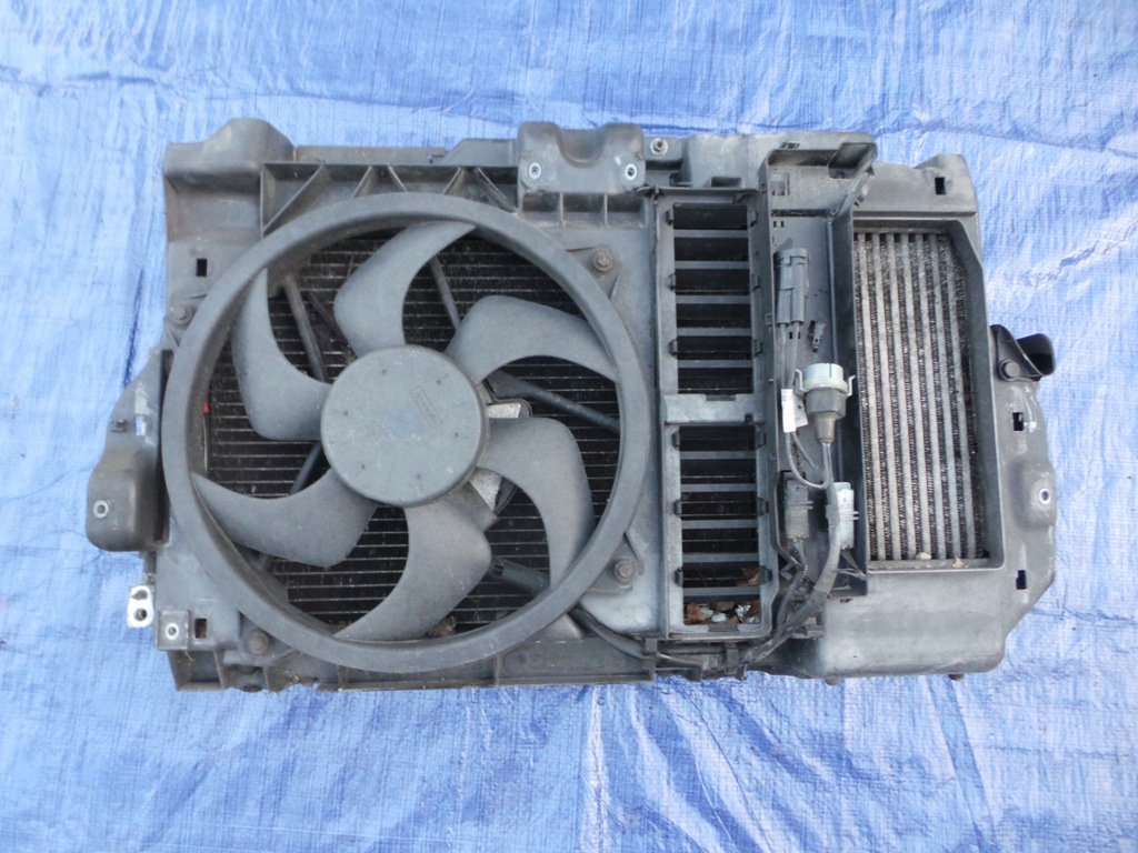 фото №5, Pas передній радіатор peugeot 407 1.6hdi kpl