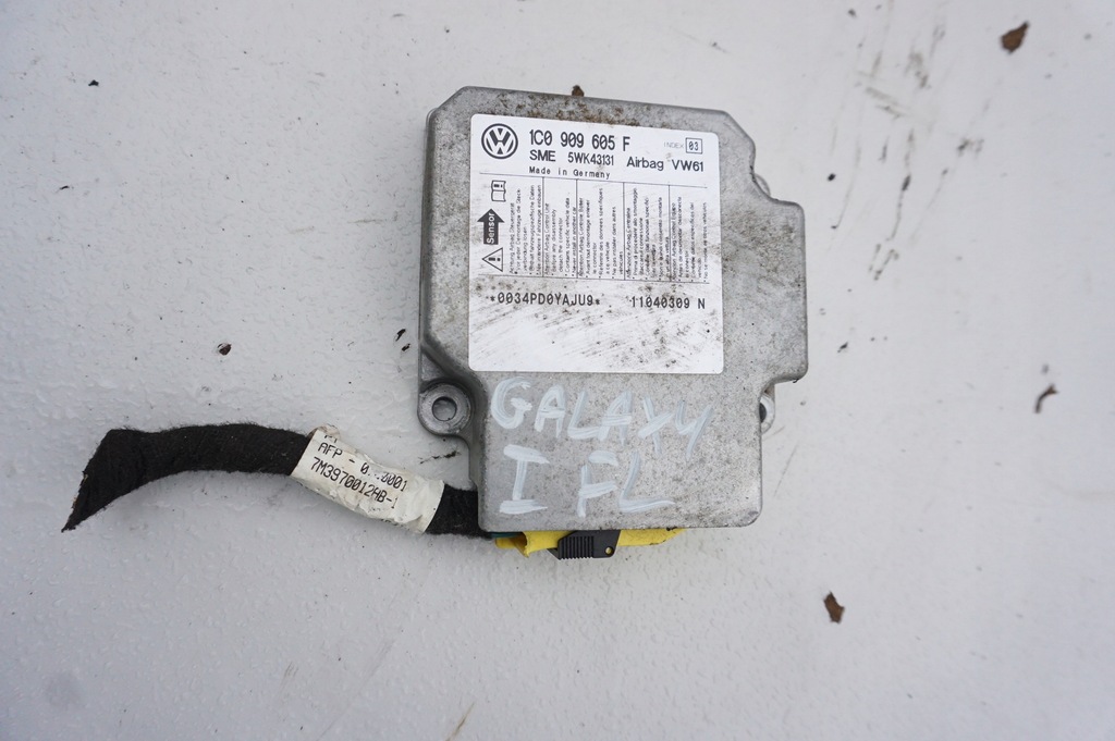 фото №1, Датчик air bag 1c0909605f ford galaxy mk1 fl