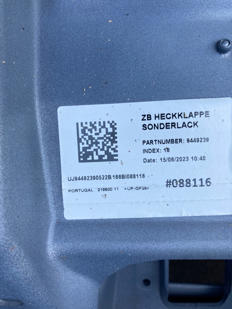 фото №12, Bmw 4 g23 m4 g83 крышка багажника багажника задняя cabrio nowa