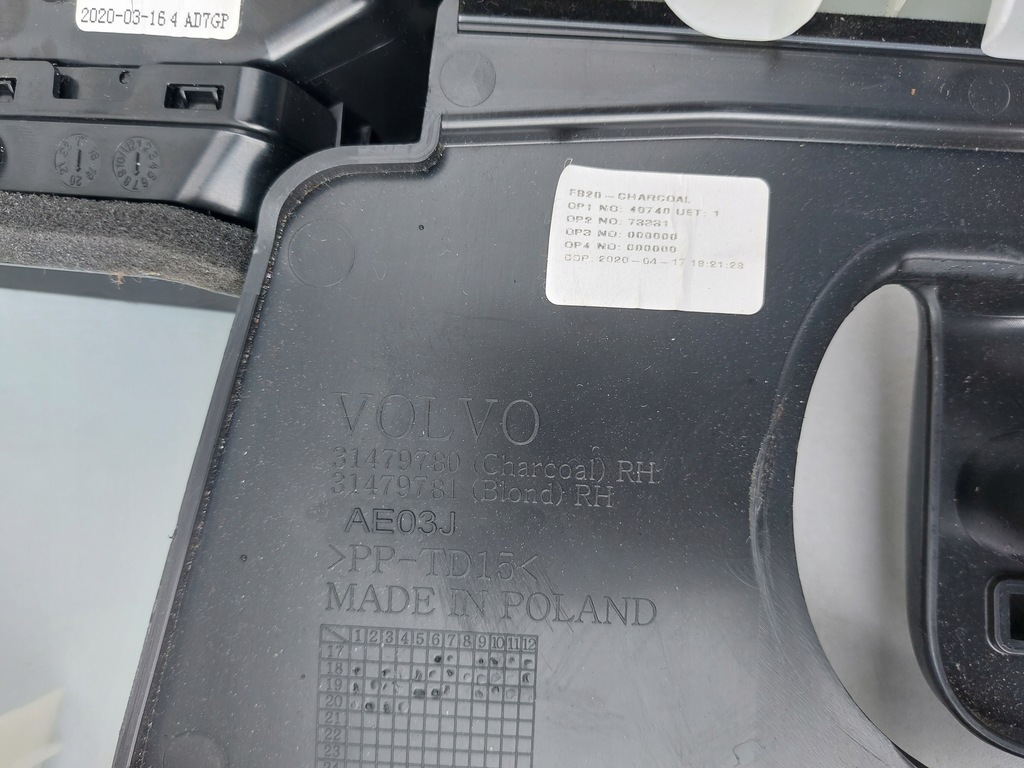 фото №10, Захист стійка права volvo v60 ii eu