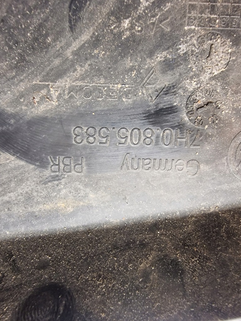 Купить Vw transporter t5 защита лампы накладка верхний перед 7h0805583 k100/302wz