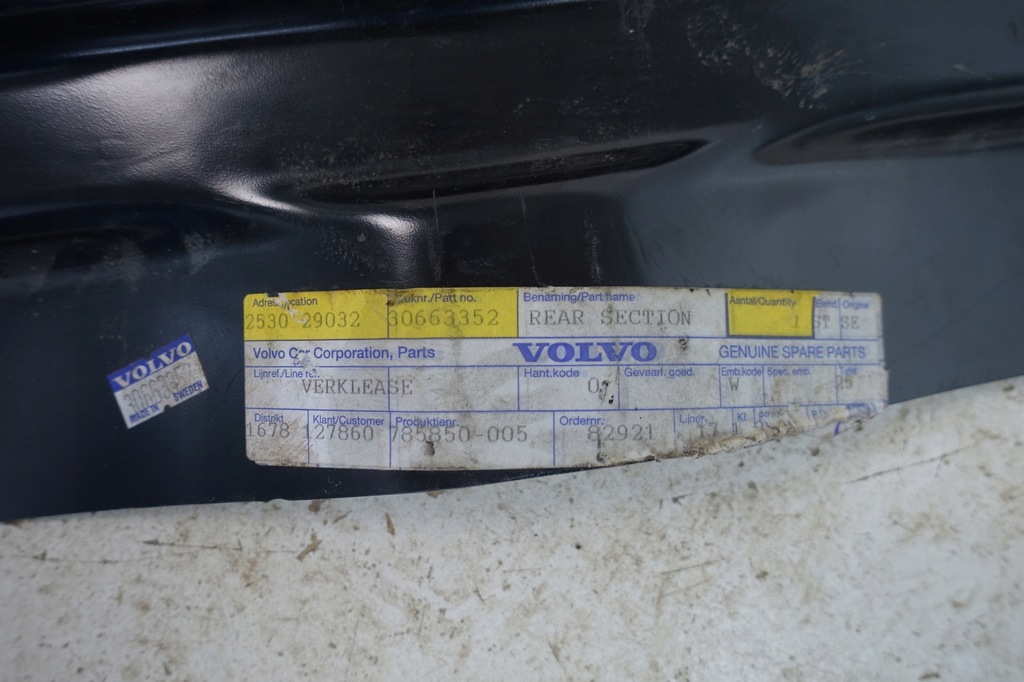 фото №11, Volvo s60 2001-2009 усилитель pas задний задняя