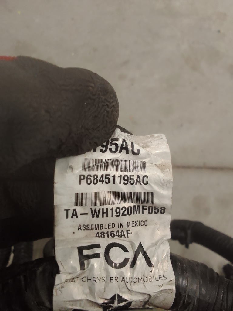 фото №10, Jeep compass ii 17- джгут відсік двигуна 68451195ac 2.4b usa