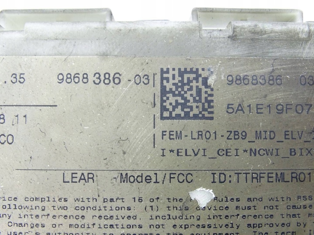 Модуль блок керування комфорту cas bmw f20 f30 f31 f32 9868386 Зі Шроту