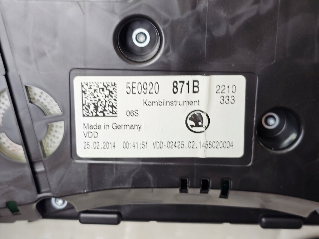 фото №6, Приладова панель прилади лічильник skoda octavia iii 5e0920871b