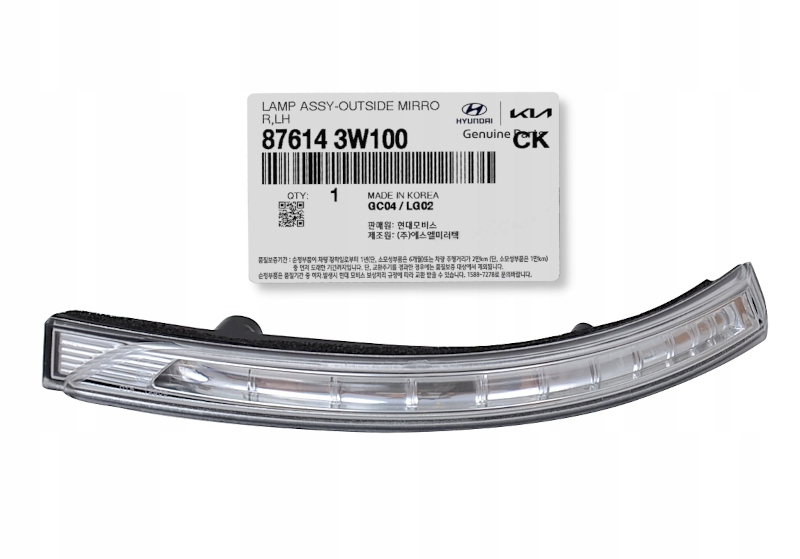 фото №1, Поворотник зеркало rh sportage iii 87614-3w100