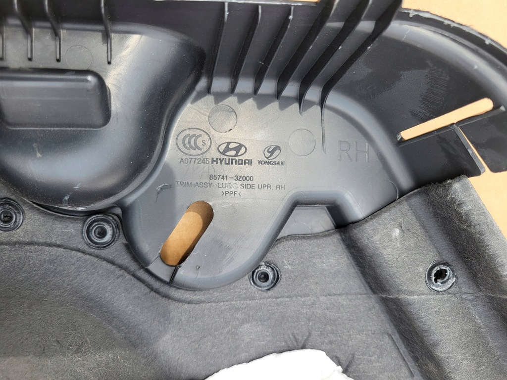 фото №11, Обшивка обивка багажника правый hyundai i40 kombi 85741-3z000 85744-3z006