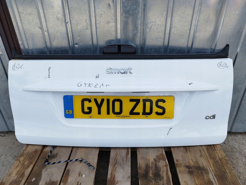 Купить Крышка багажника борт задняя smart for two 2 451 2007-2013 цвет eb1/eaz