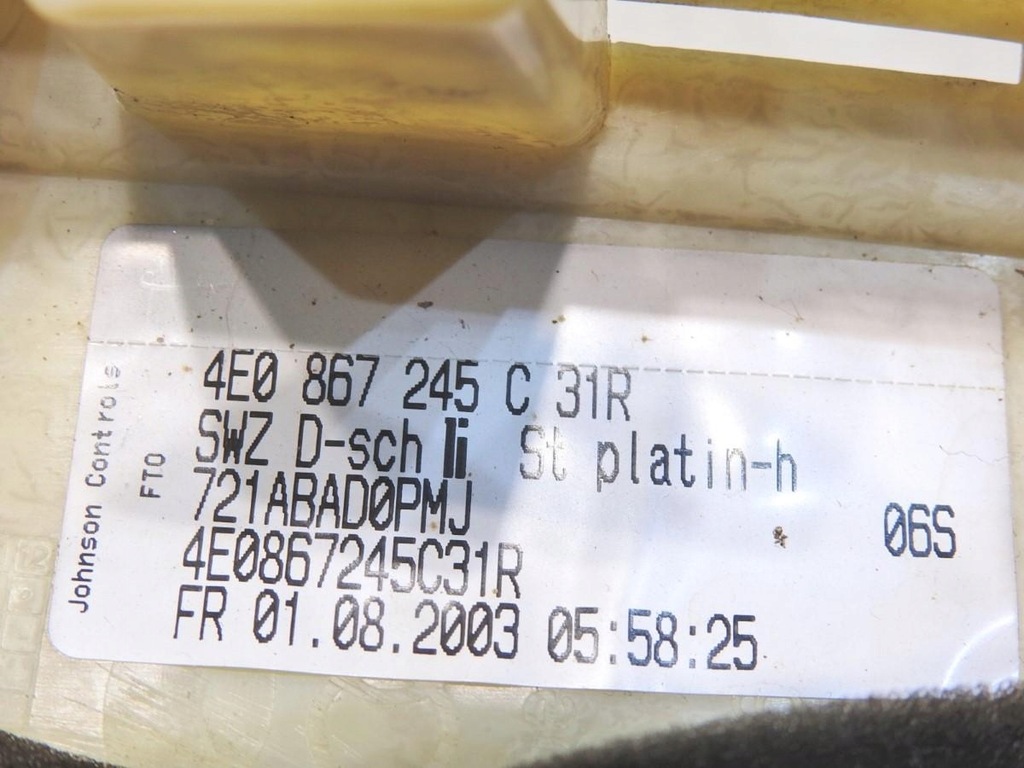 фото №6, Захист стійка d ліва audi a8 d3 4e0867245c