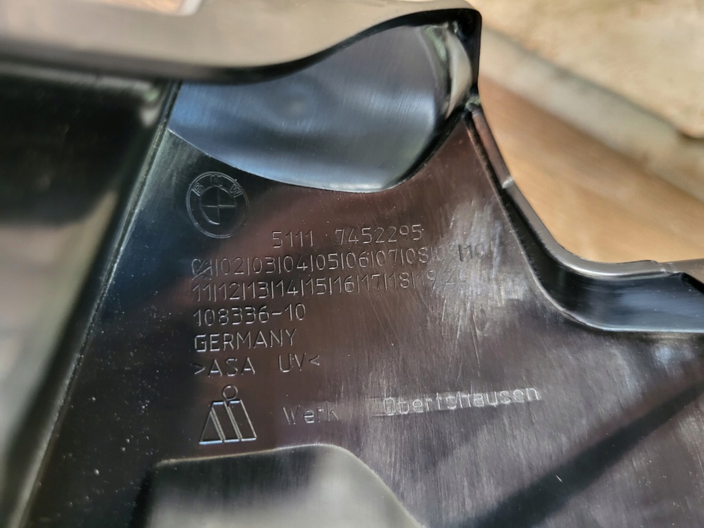 фото №8, Решётка средняя впуск воздуха перед bmw f22 f23