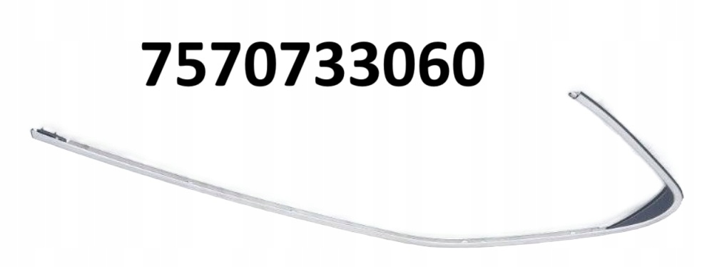 фото №1, Toyota camry молдинг obwodu стекло правый задняя оригинальный номер 7570733060