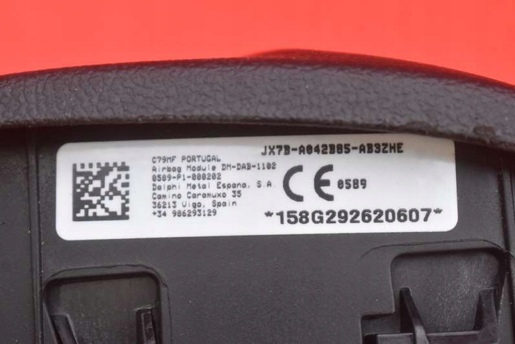 фото №8, Подушка безпеки подушка повітряна водія jx7b-a042b85-ab3 ford focus mk4 18-21