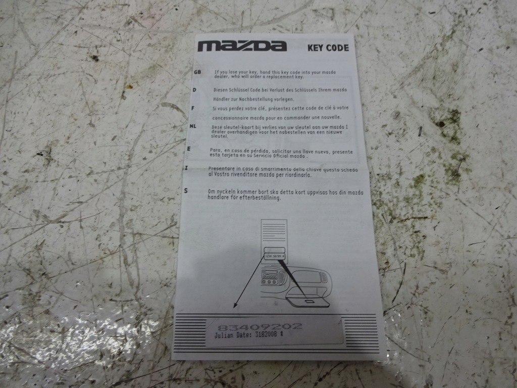 фото №15, Набор стартовый блок управления mazda 6 08-12 2,2 mzr-cd