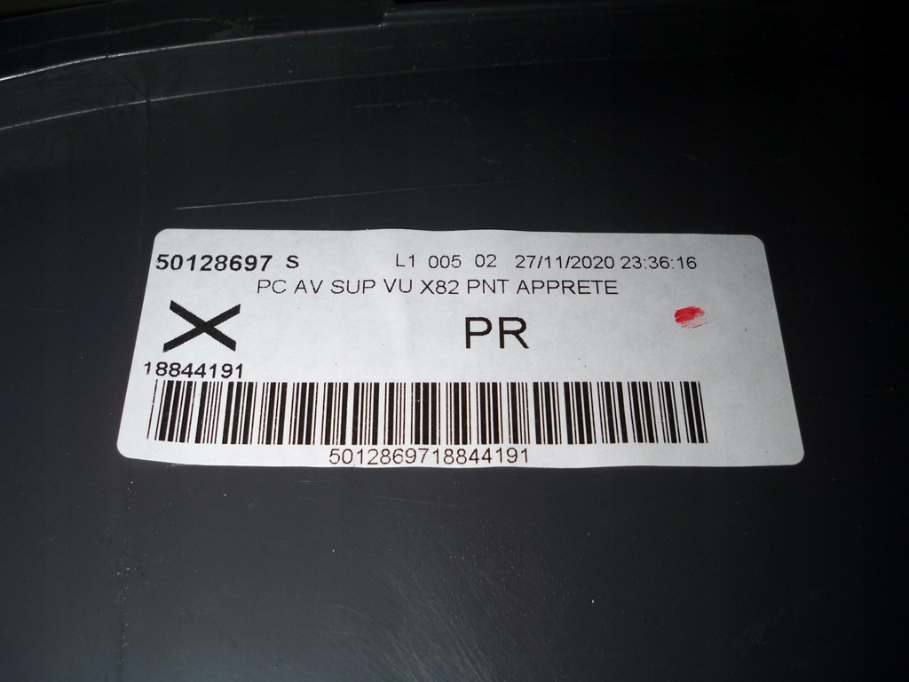 фото №5, Молдинг na бампер перед renault trafic 3 iii 2014-