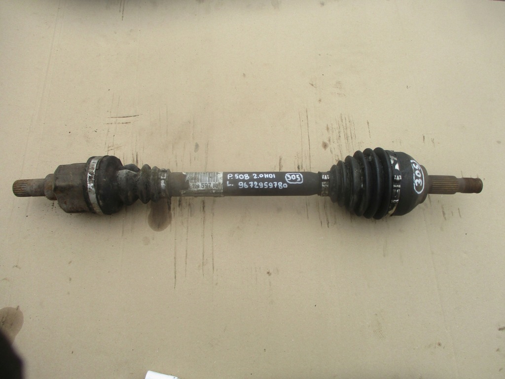 фото №2, Приводной вал левая 9672959780 peugeot 508 2.0hdi