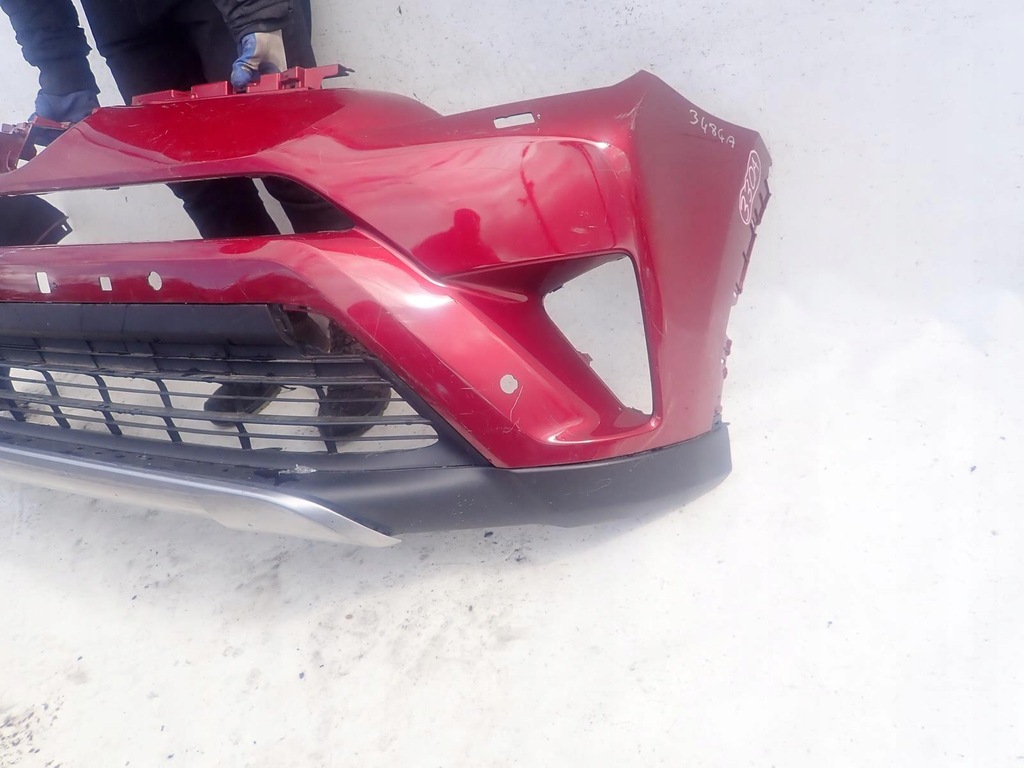 фото №8, Toyota rav4 iv lift 15-19 бампер перед sprysk pdc