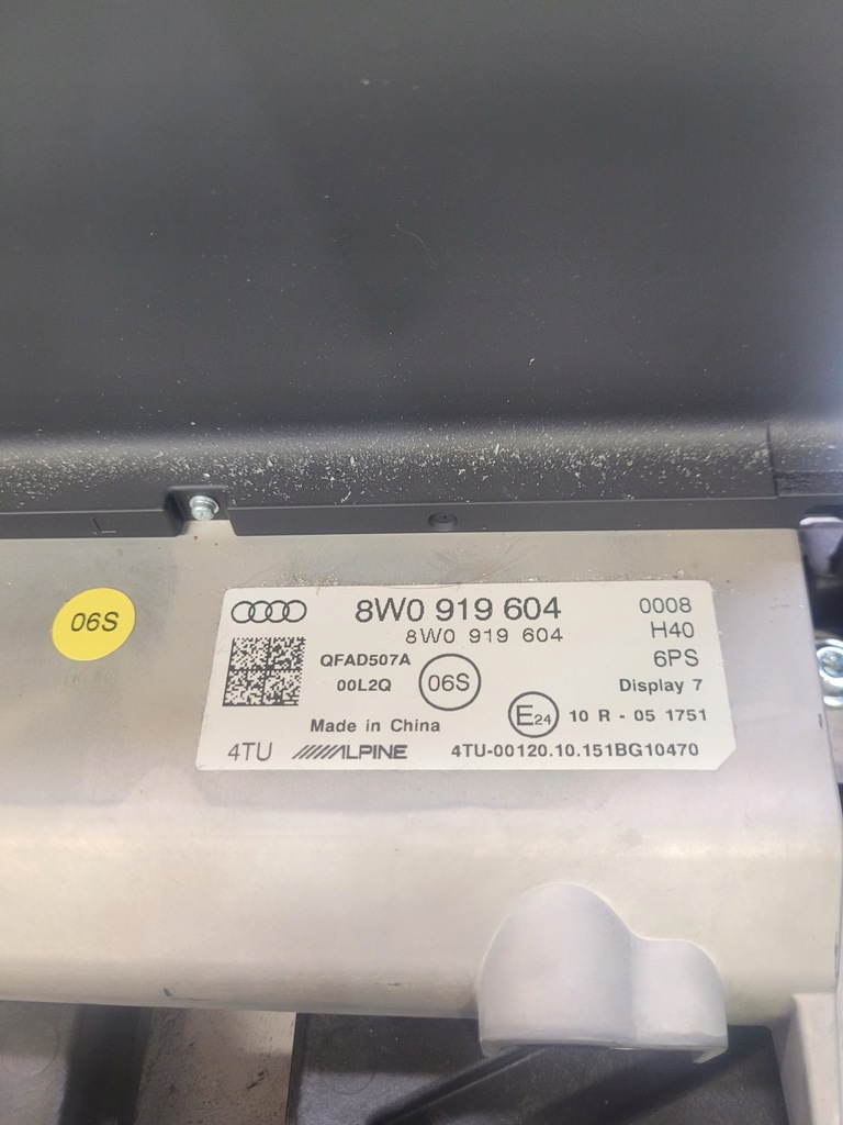 фото №8, Дисплей lcd mmi a4 b9 s5 a5 8w 8w0919604