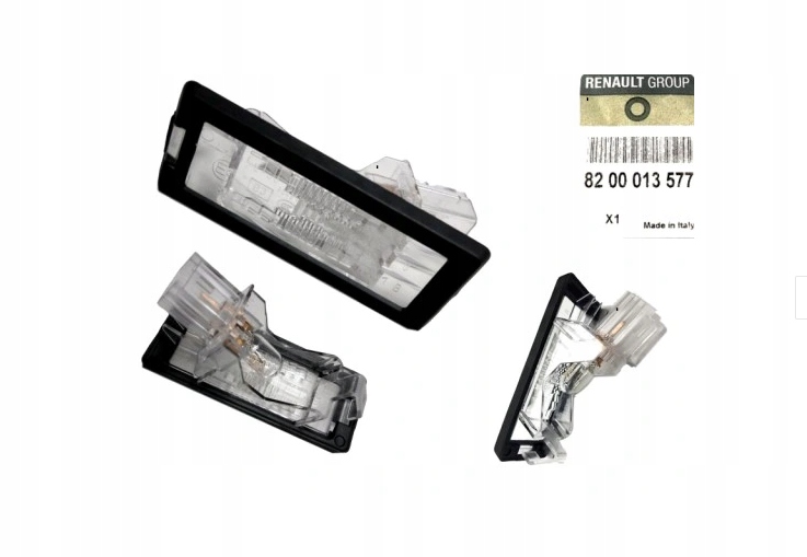 фото №1, Лампа реєстрації номерного знака renault clio iii captur