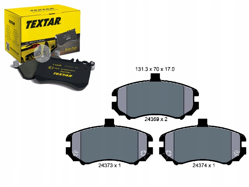 фото №1, Tex2436901 гальмівні колодки ham. hyundai перед elantra 00-