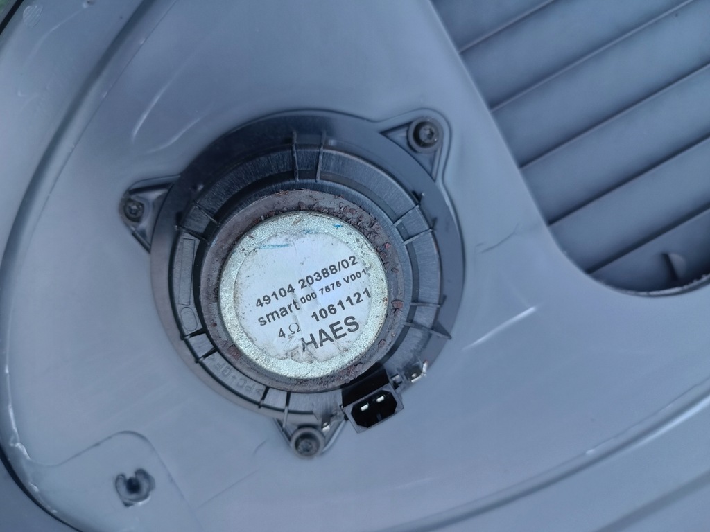 фото №8, Smart fortwo 450 панель приладів приладова панель приладів консоль динамік 0007575v001