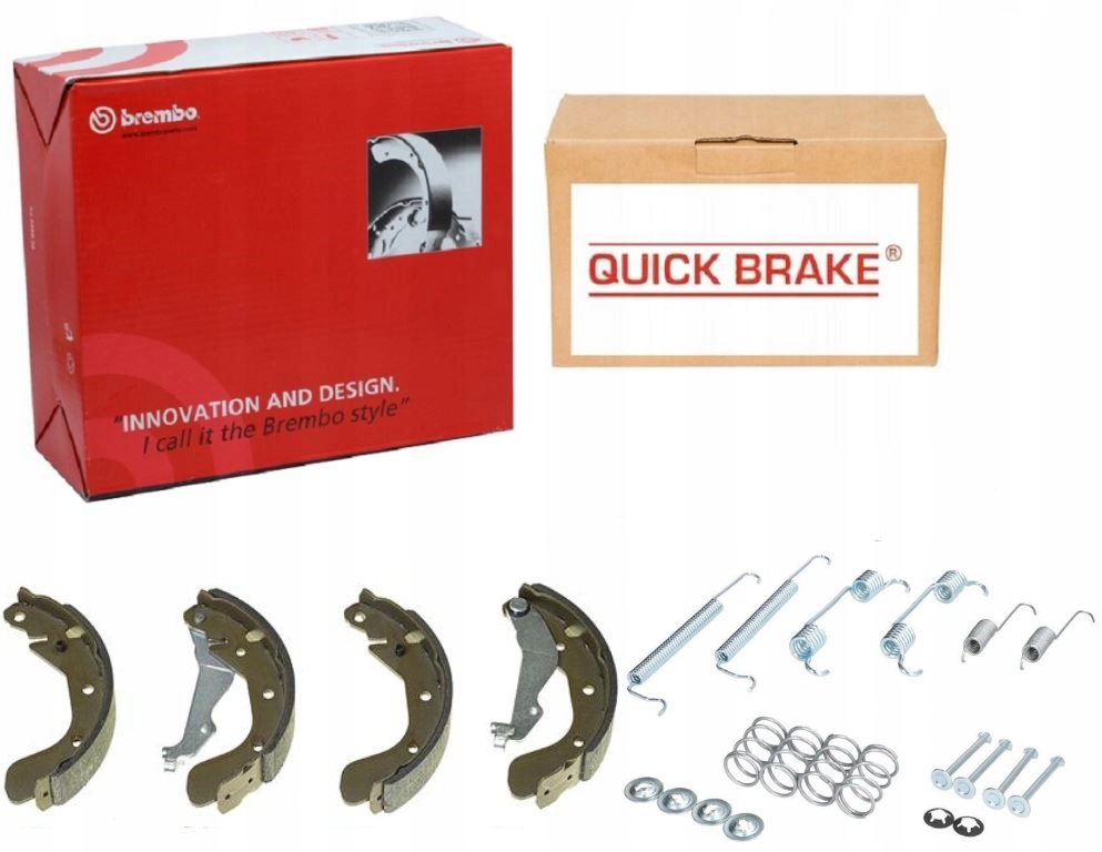 фото №1, Гальмівні колодки гальмівні+ пружини chevrolet aveo/kalos spark daewoo kalos 2002-