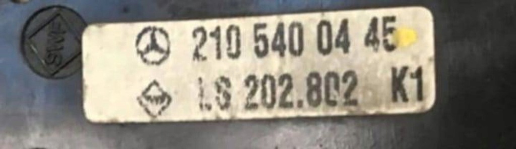 фото №6, Mercedes-benz e w210 1999 рычаг переключатель круиз-контроль