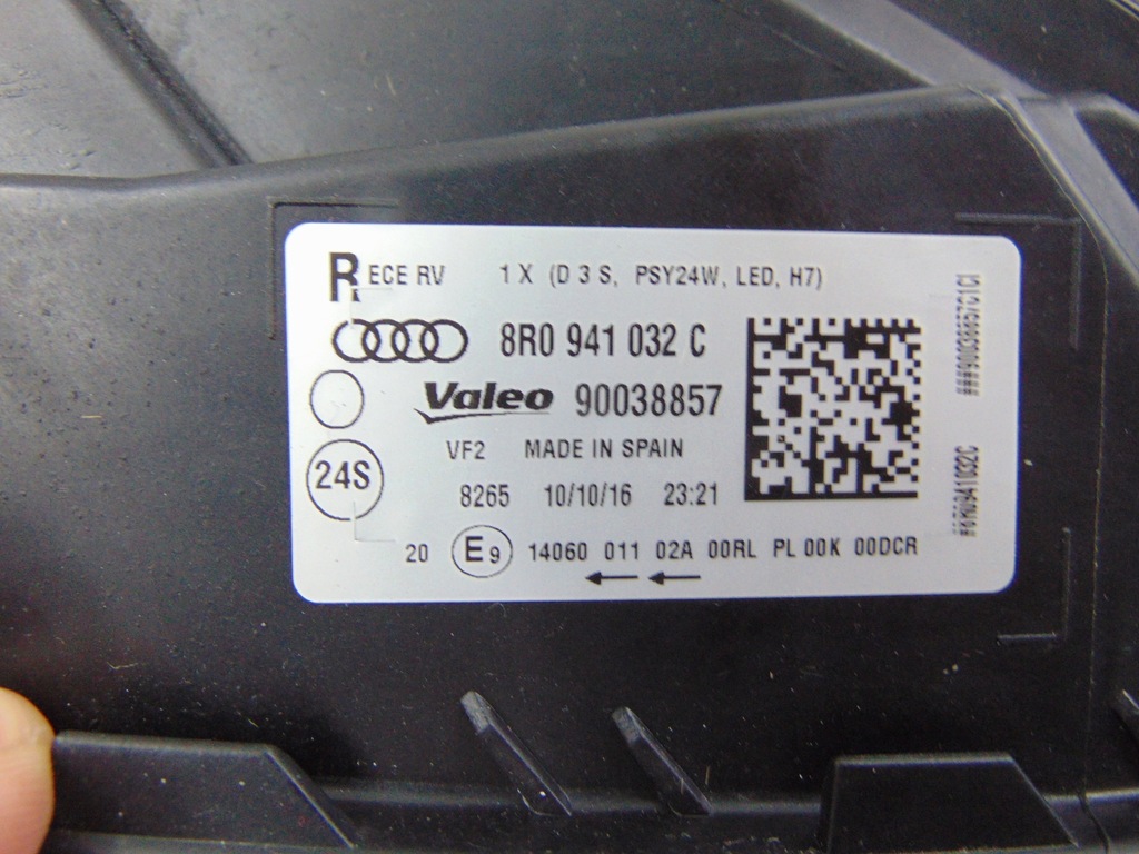 фото №8, Audi q5 8r0 lift лампа правая bi-xenon led поворотный