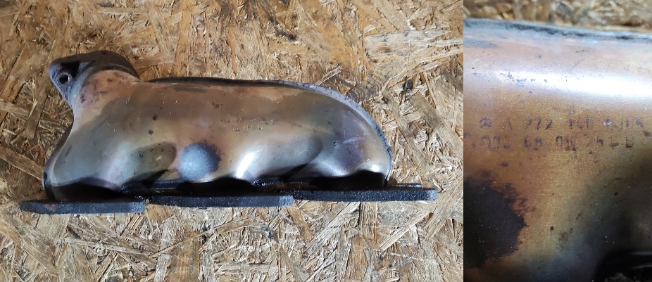 фото №1, Колектор випускний mercedes w209 w211 3.0 / 3.5 pb