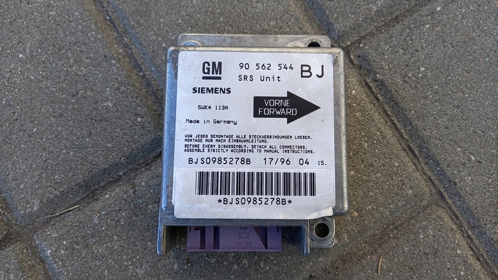 фото №1, Датчик подушка безпеки opel astra f