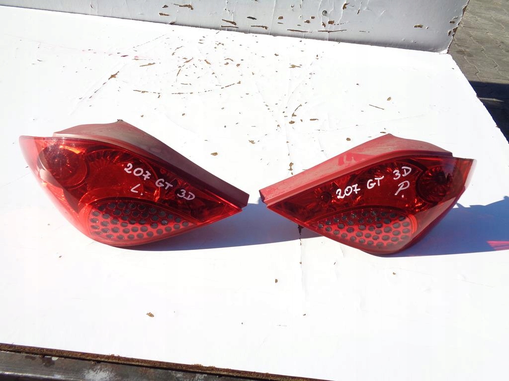 фото №1, Лампа правый задняя peugeot 207 3d