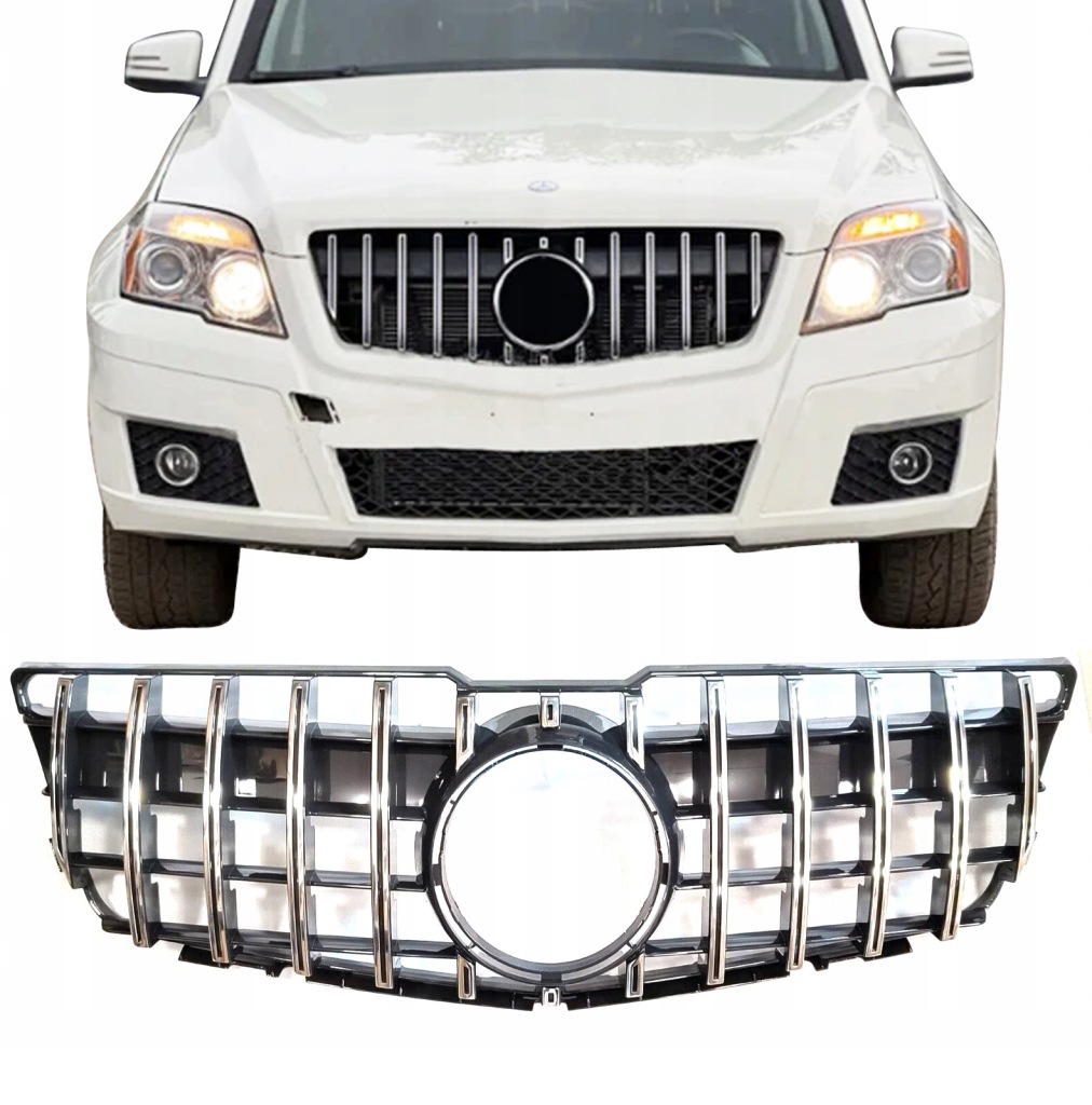 Купити Решітка  решітка радіатора mercedes glk x204 2008-2012 panamericana amg gt хром якість