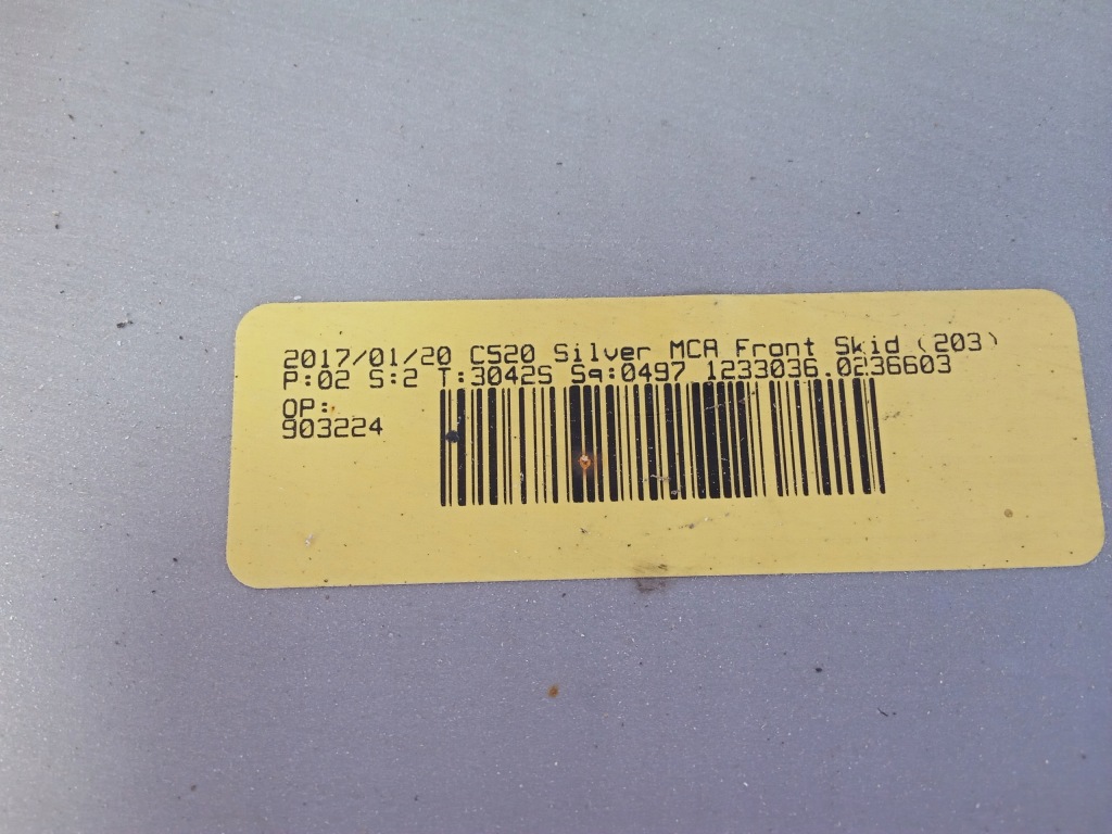 Ford kuga mk2 lift спойлер накладка бампера перед Оригинал