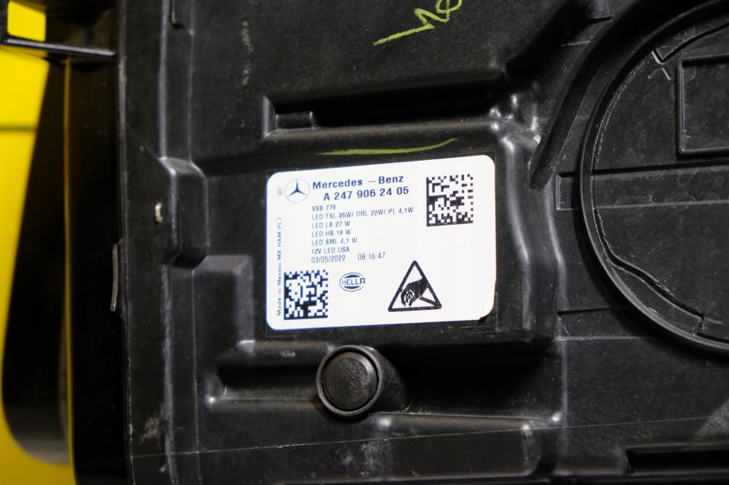 Mercedes glb x247 2020- фара лампа led high performance права usa Зі Шроту