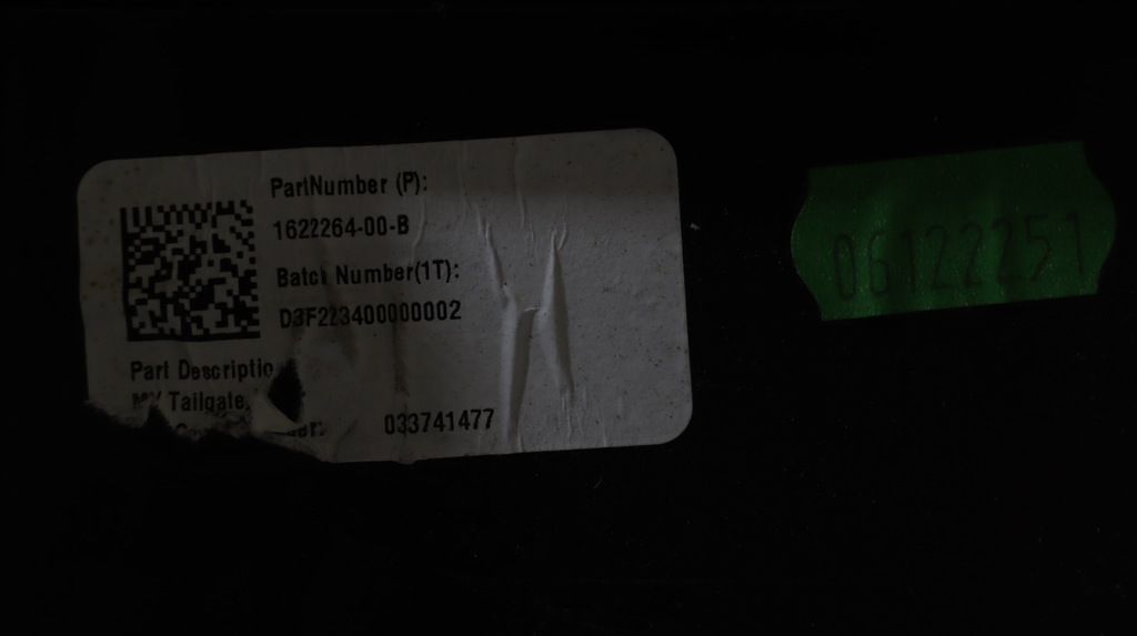 фото №10, Tesla model y 2020 - 2025 обивка крышки багажника задняя 1622264-00-b