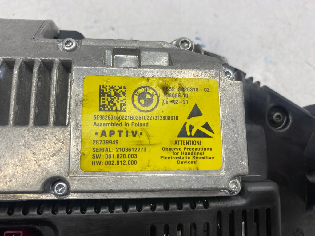 фото №8, Bmw 3 g20 g21 счетчик приборная панель камера 5a0f1e9