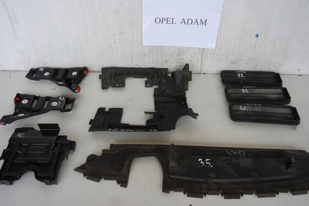 фото №11, Воздуховод воздуха направляющая решётки вентиляционные opel adam 13356508