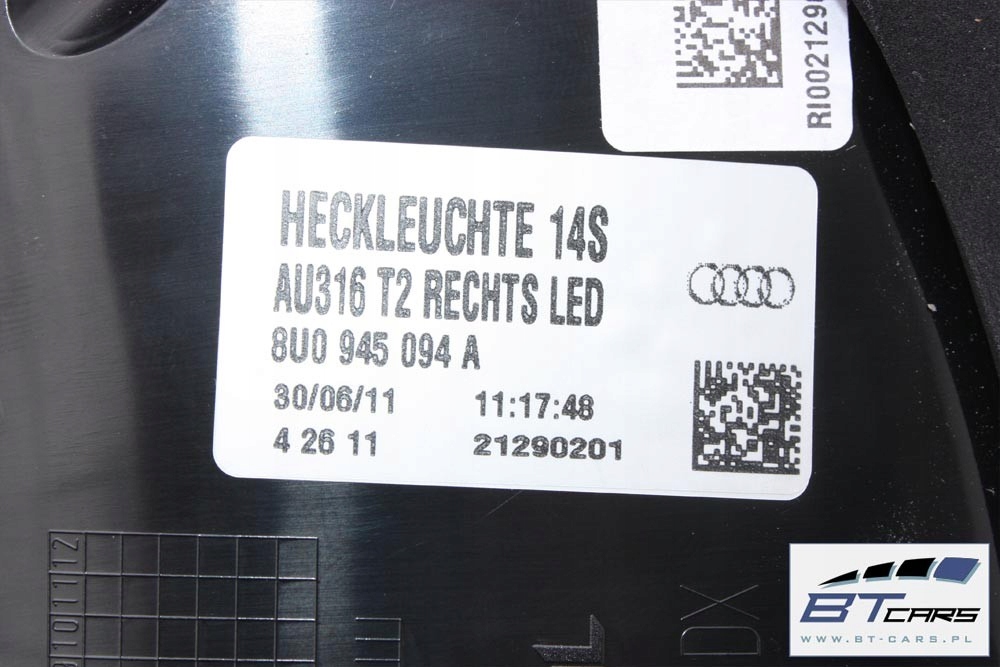 фото №14, Audi q3 задняя бампер задний + крышка багажника багажника лампы led pod hak 8u 8u0945093a