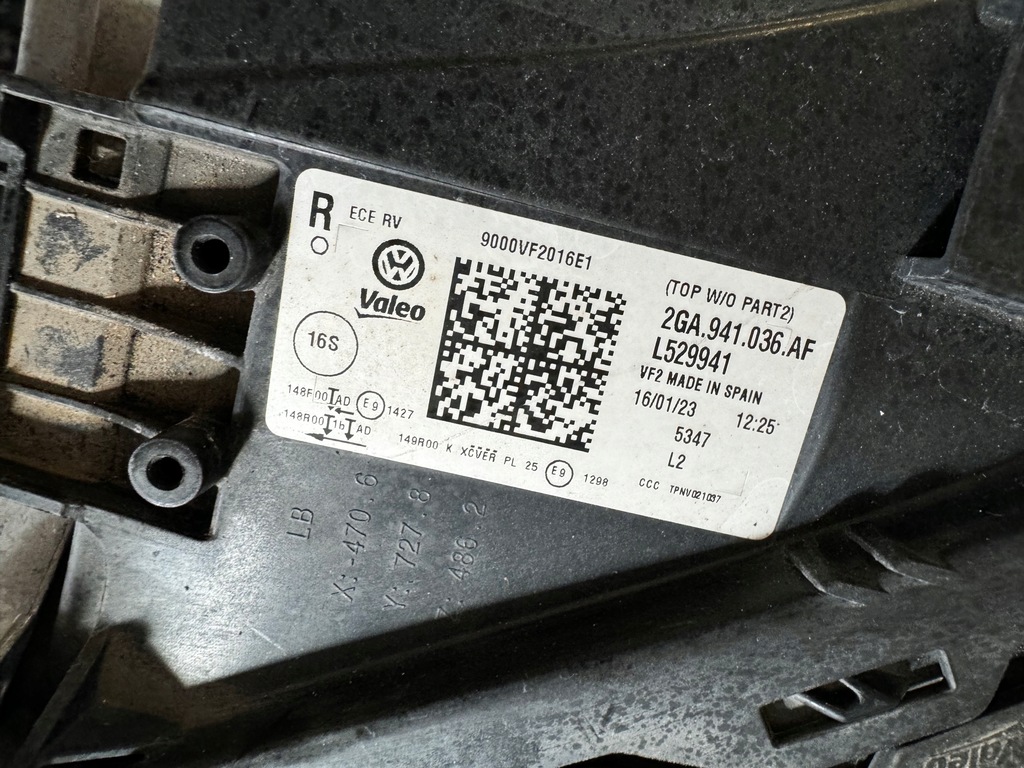 фото №5, Vw t-roc troc lift права лампа full led