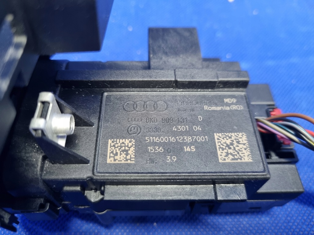 фото №8, Audi a5 8t зчитувач ключа замок запалювання оригінал 8k0909131d
