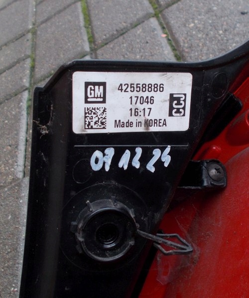 Opel mokka x 15- левая задняя фара led европа оригинал с Разборки