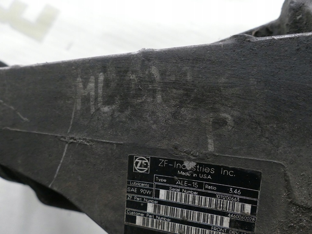 фото №10, Mercedes ml w163 2.7 cdi міст передній диференціал перед 3.46