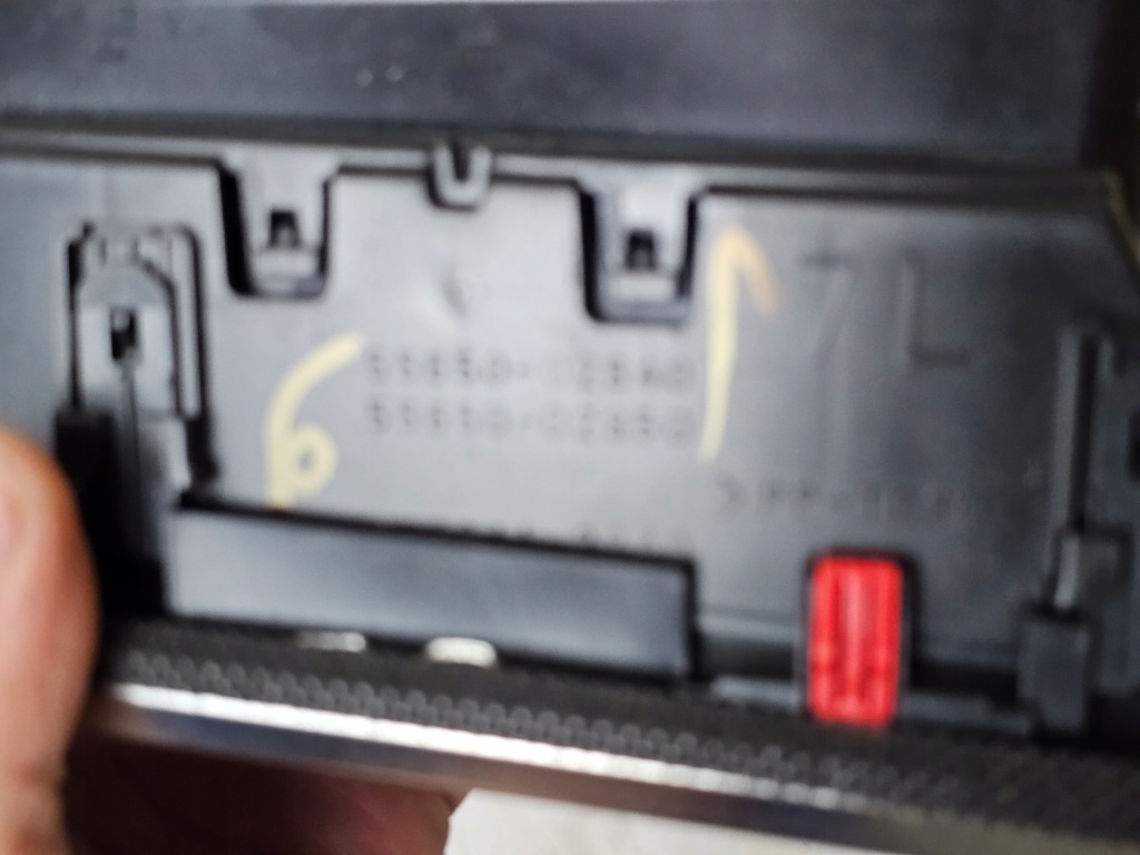 фото №8, Dekor молдинг защита консоли решётка обдув toyota corolla e21 55474-02080